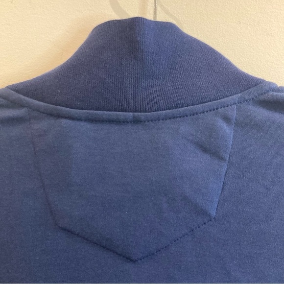 ROBERT GRAHAM  Sz S Curson Half Zip Jersey Knit 100% Cotton Pull On Sweater Top - Picture 9 of 13